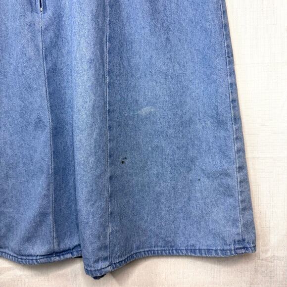Y2K Denim Sundress Womens 5 Junior A-Line Empire Waist Kidcore Cottagecore Fairy - Picture 8 of 12
